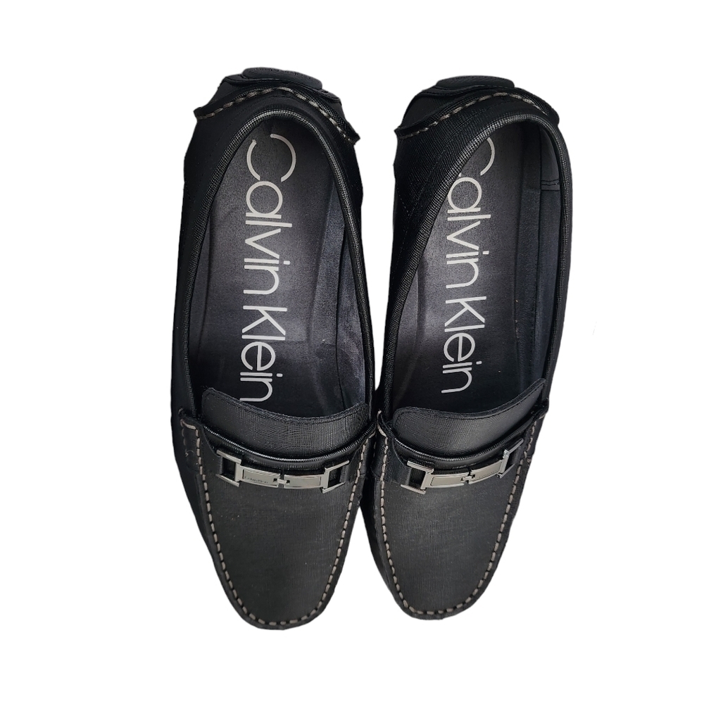 Calvin Klein Men's Black Slip On Shoes Magnus Driver Loafer - Picture 8 of 16